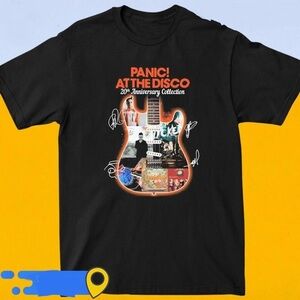 Panic At The Disco 20th Anniversary Collection Signatures T-Shirt